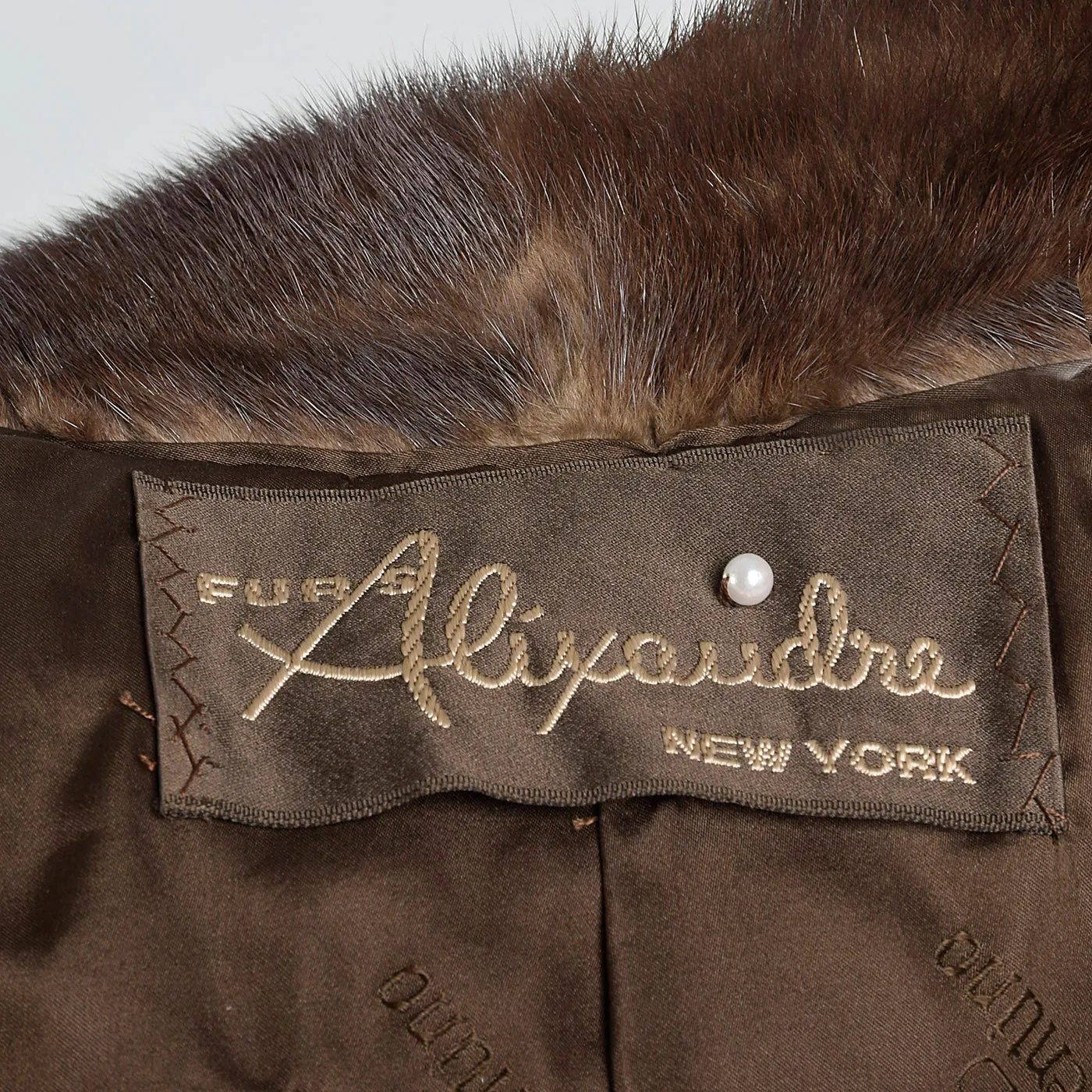 1990s Valentino Alixandre Furs Lunaraine Mink Coat