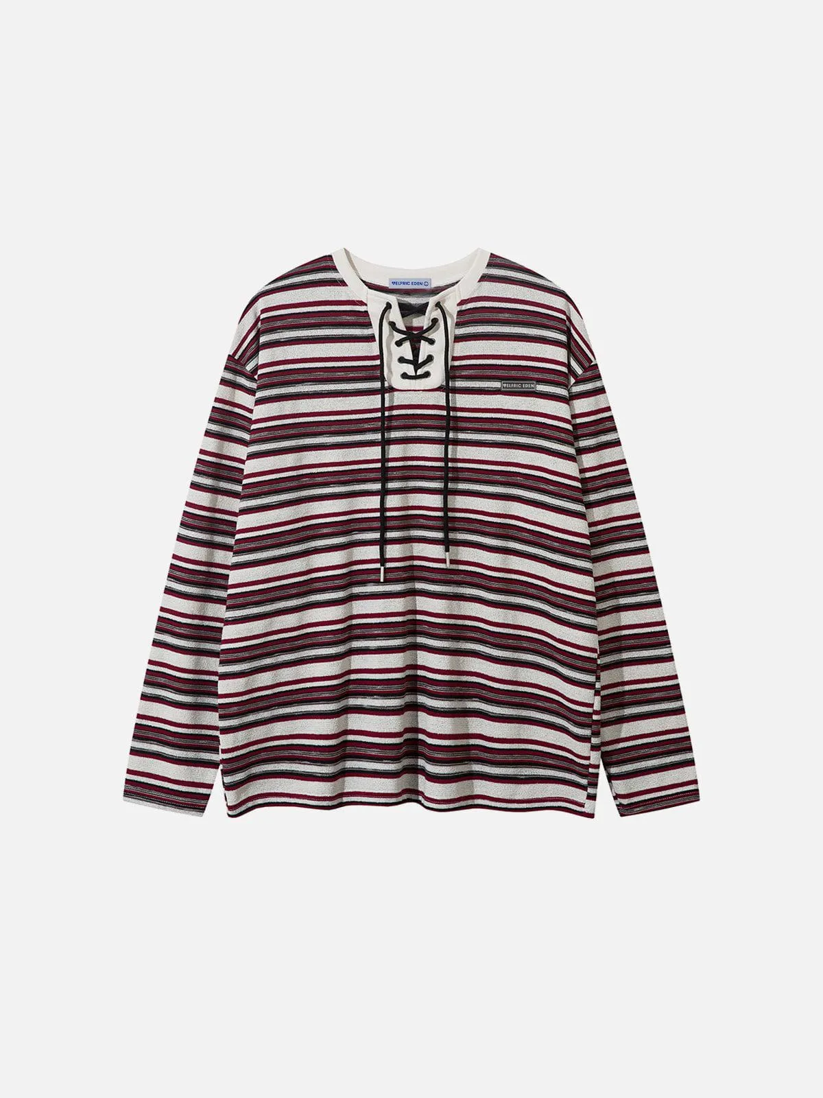 Aelfric Eden Tied Neckline Knit Long Sleeve Tee
