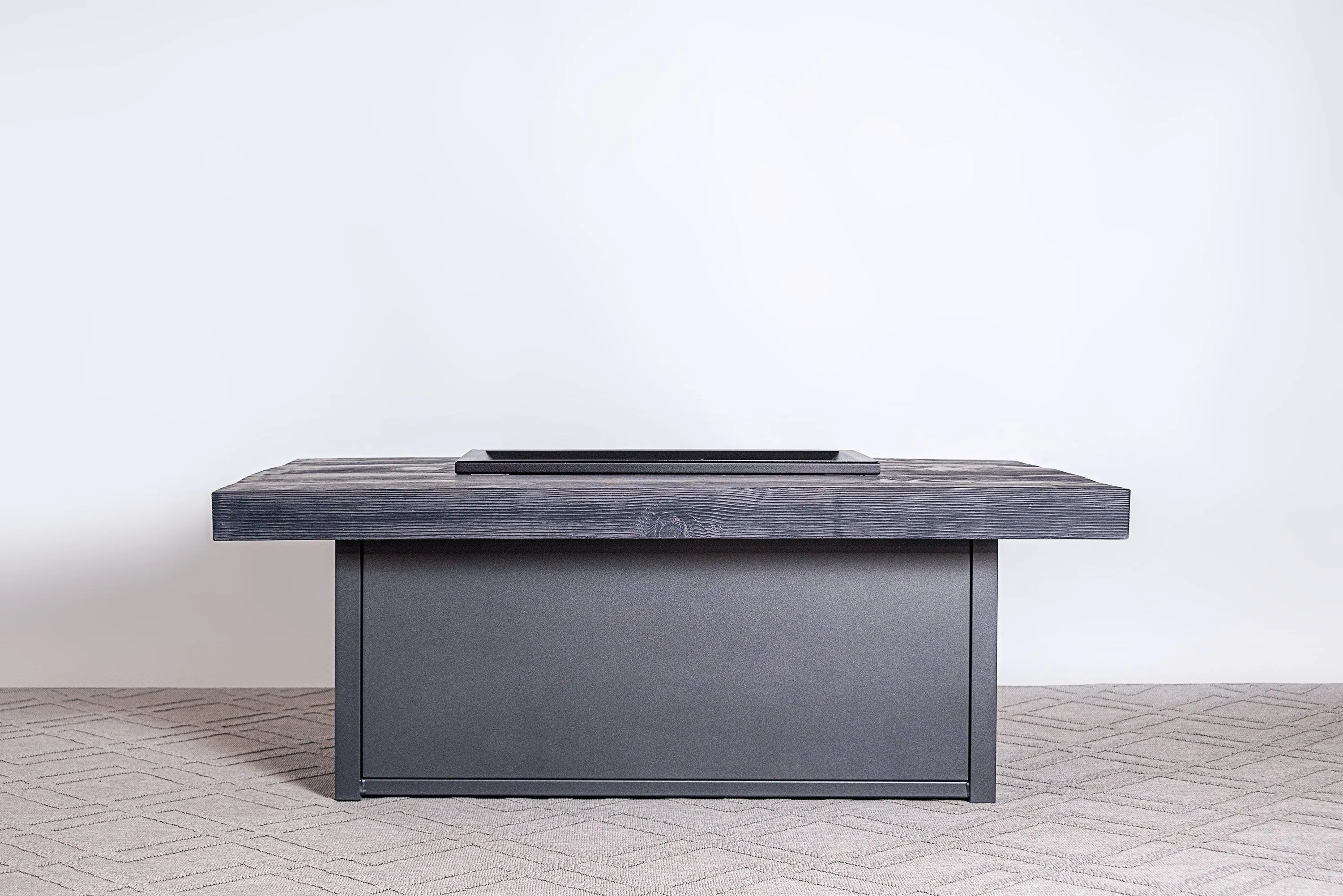 Aurora 32"x52" Rectangle Composite Timber Fire Table (19" Height)