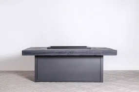 Aurora 32"x52" Rectangle Composite Timber Fire Table (19" Height)
