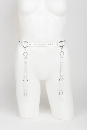 Bianco Garter Belt