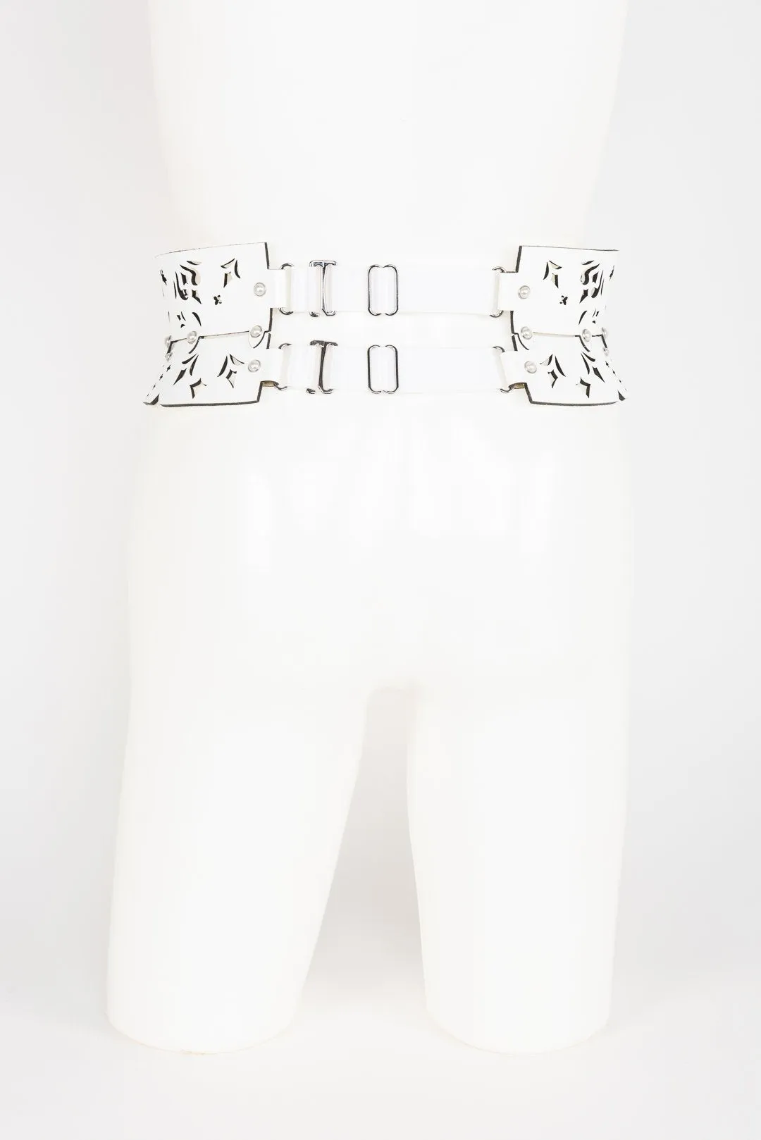 Bianco Skinny Garter