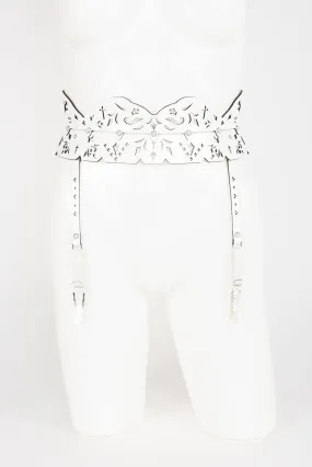 Bianco Skinny Garter