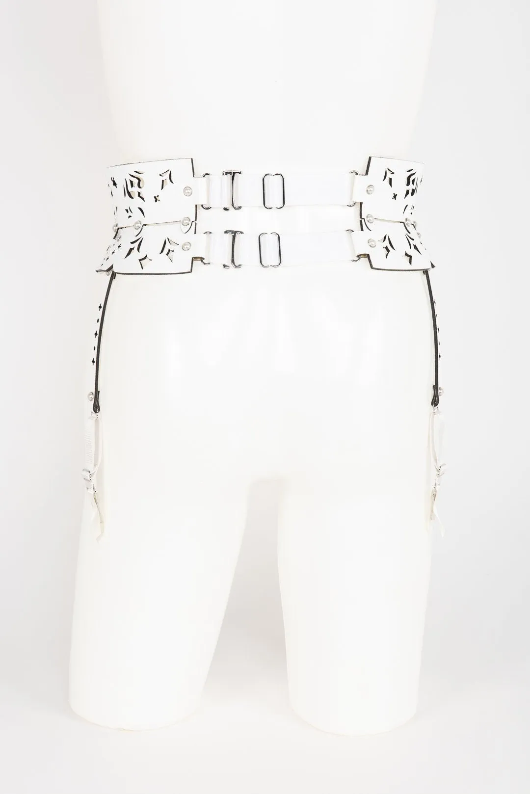 Bianco Skinny Garter