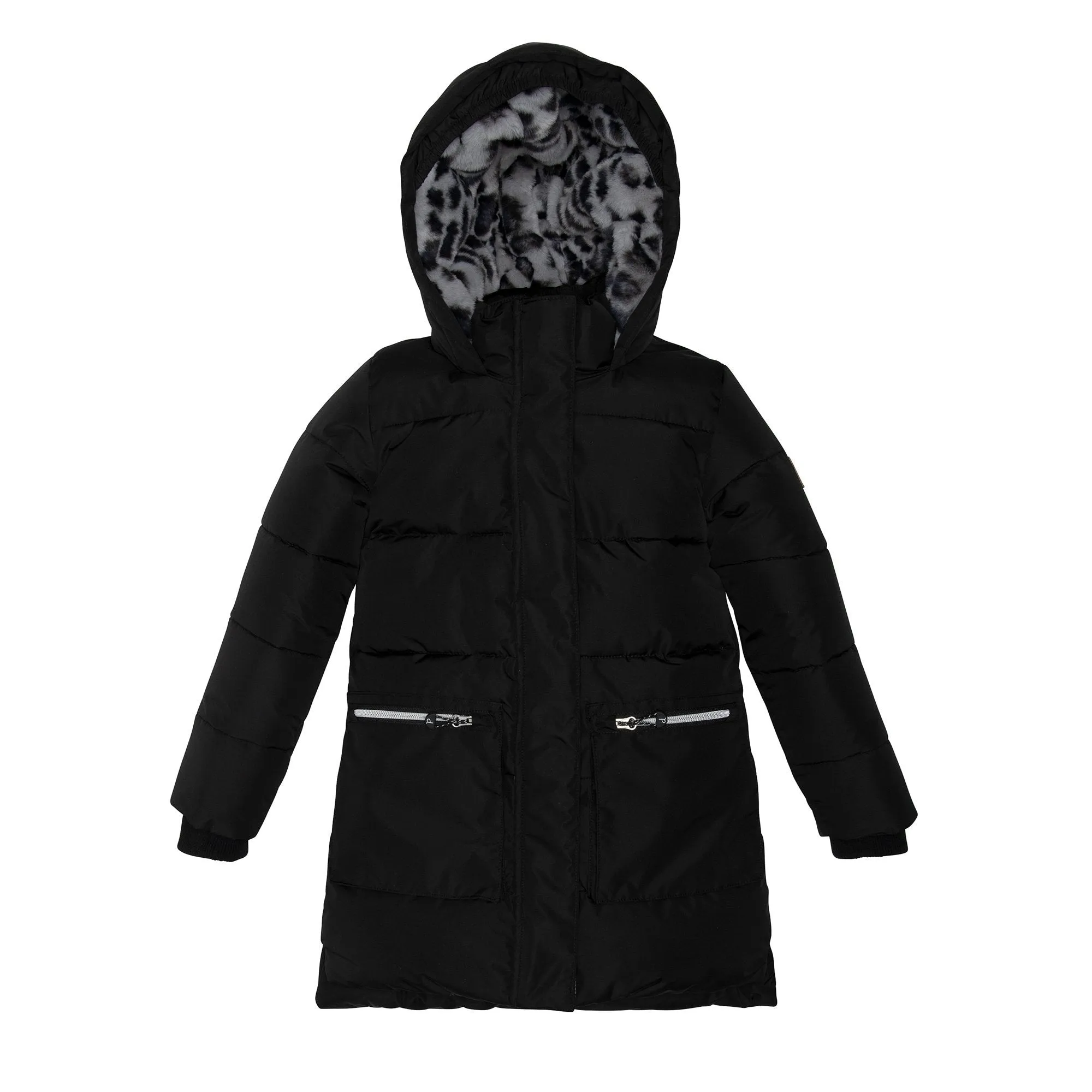 Black Puffer Long Winter Coat
