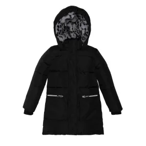Black Puffer Long Winter Coat