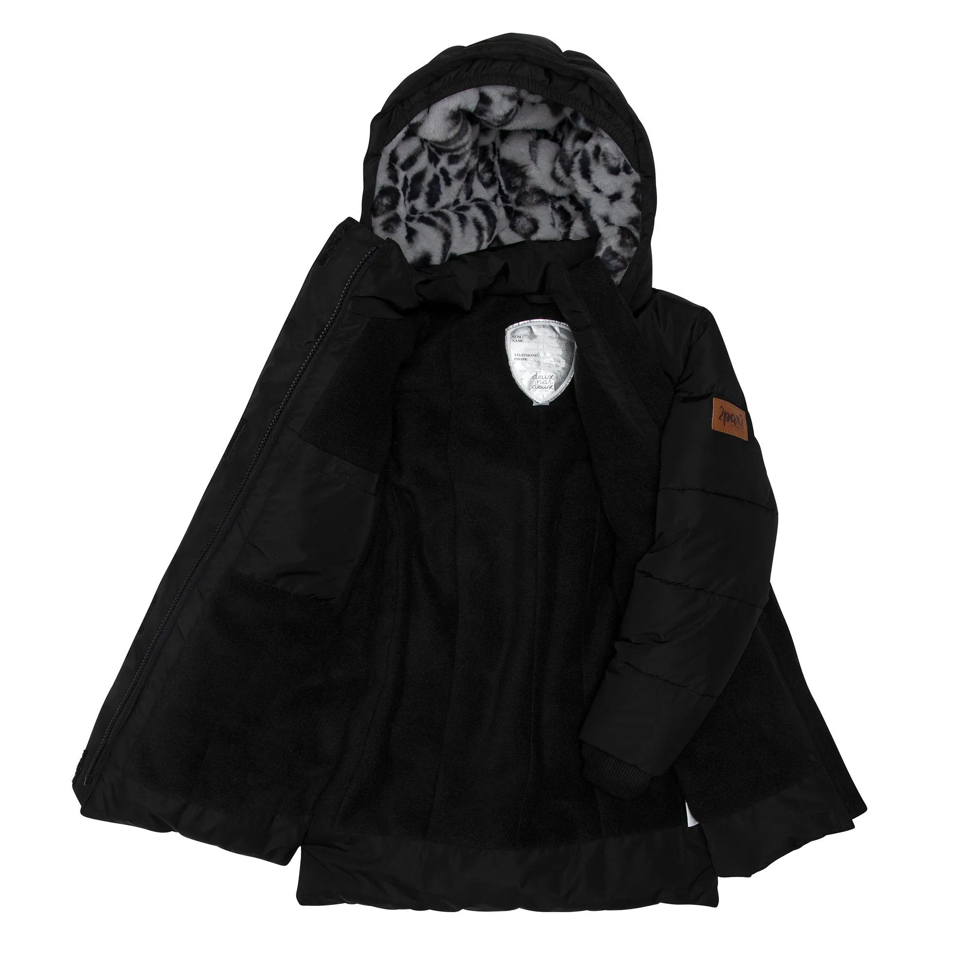 Black Puffer Long Winter Coat