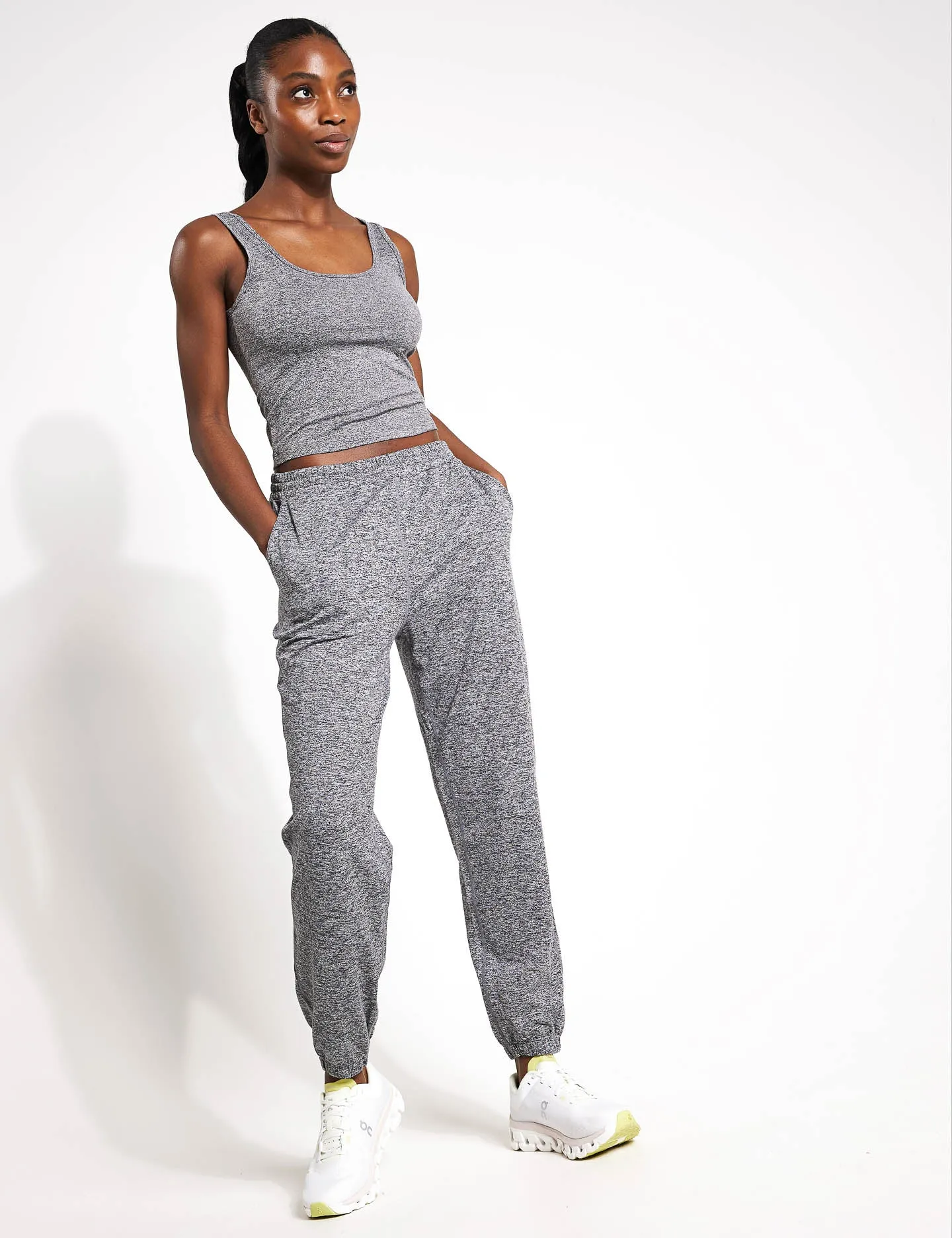 Boyfriend Jogger - Heather Grey