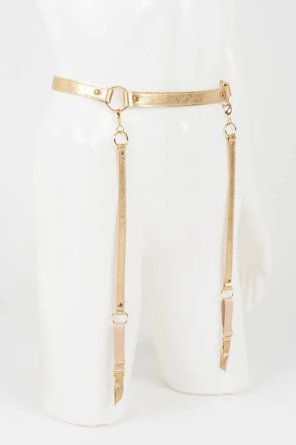 Champagne Garter Belt
