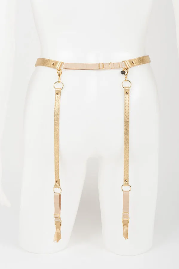 Champagne Garter Belt
