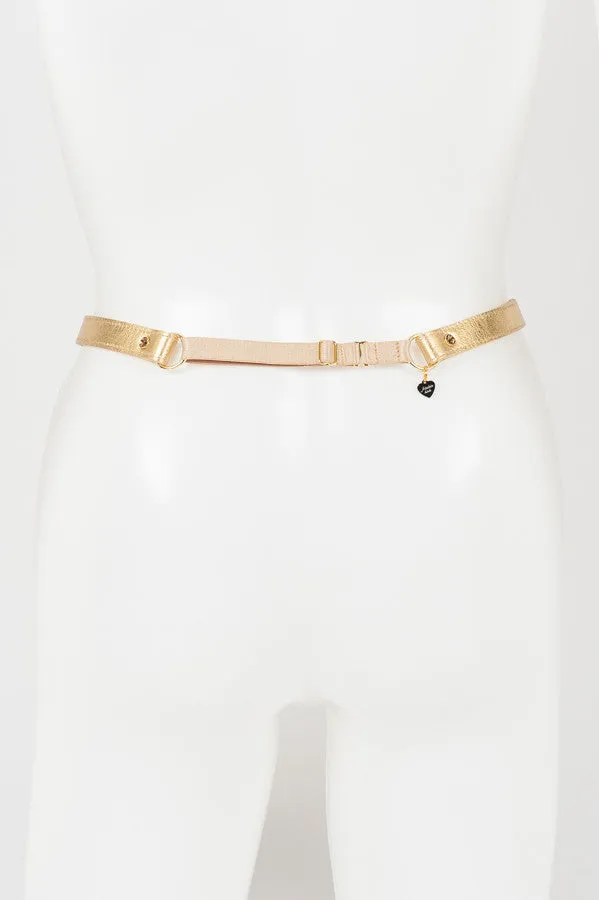Champagne Garter Belt