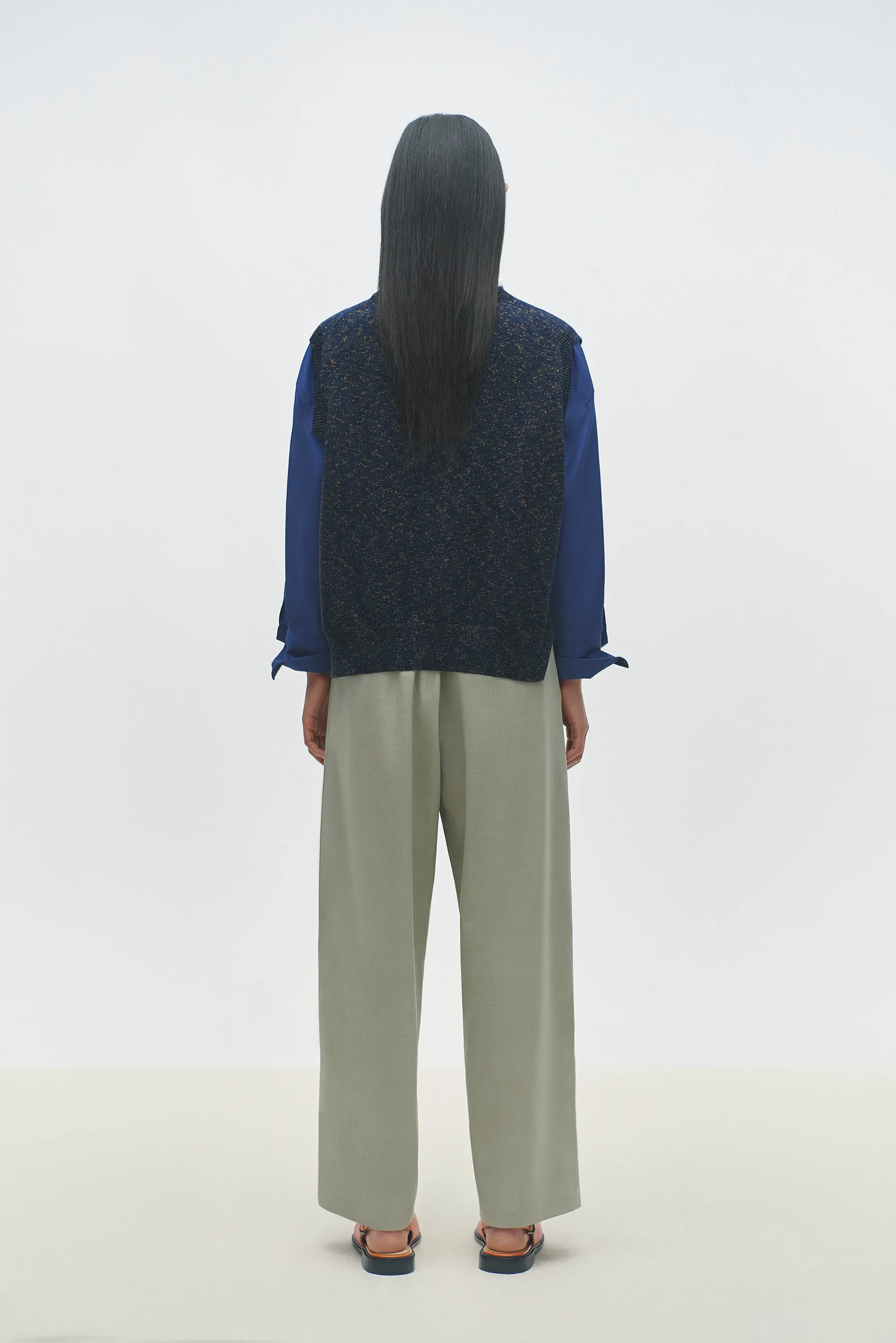 Cordera - Flecked Cotton Waistcoat