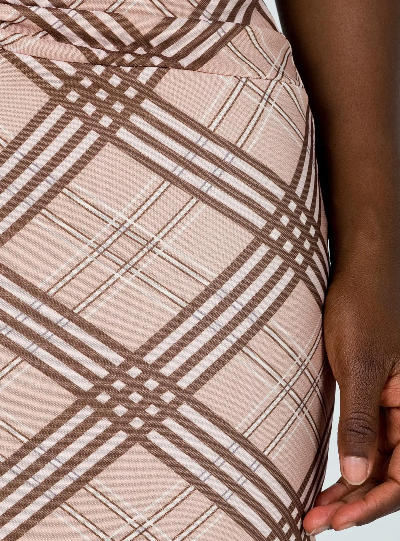 Dom Mini Skirt Brown