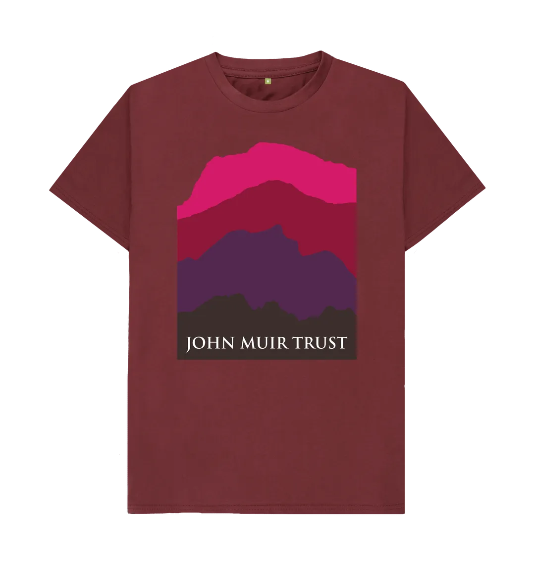 Four Mountains Men's T-shirt - New Red