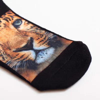 LEOPARD/レオパード　ソックス　メンズ　クルー丈