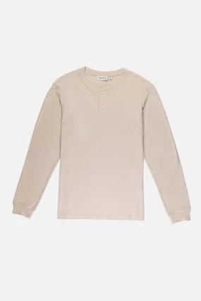 Linen Henley LS T-Shirt