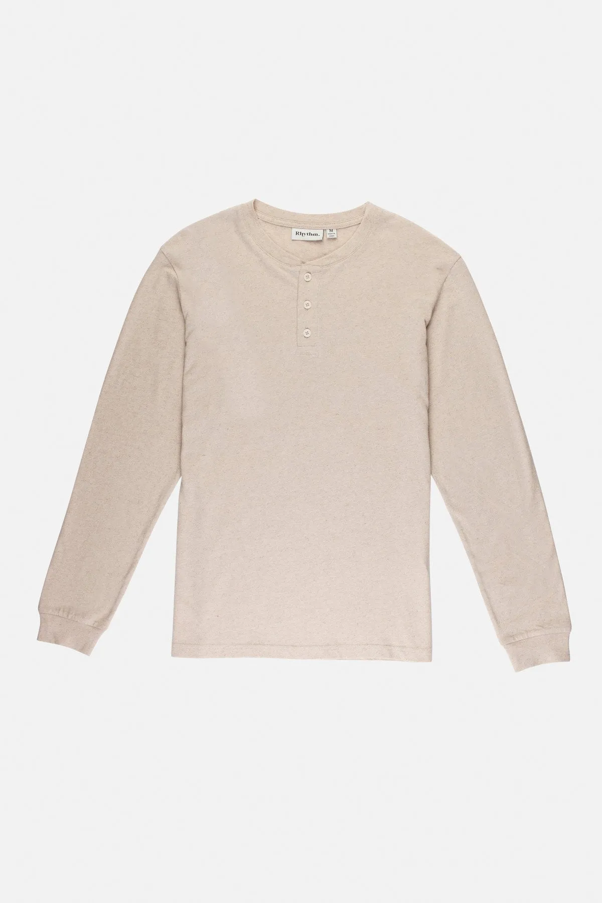 Linen Henley LS T-Shirt