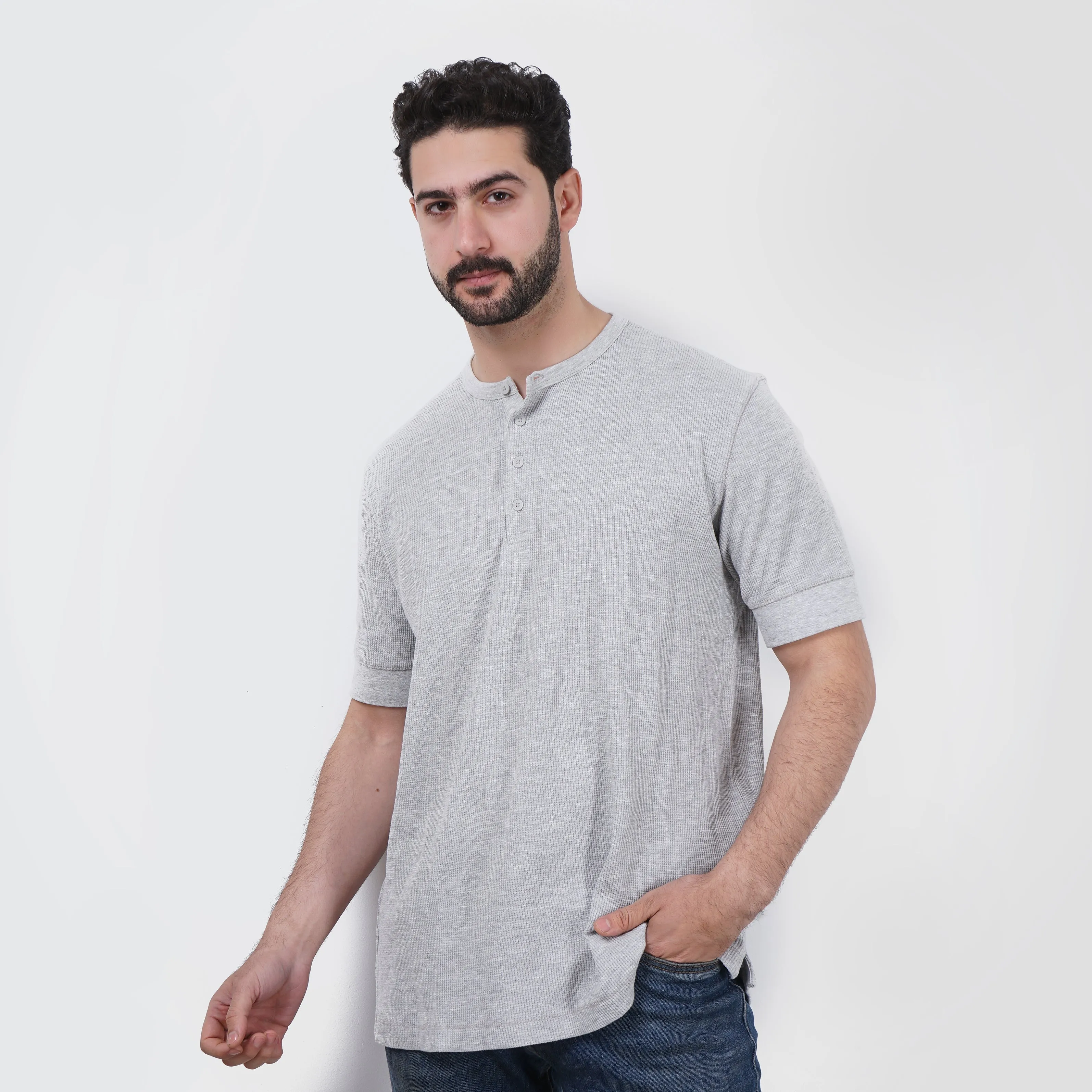 Mango Henley t-shirt (Oversized Fit)