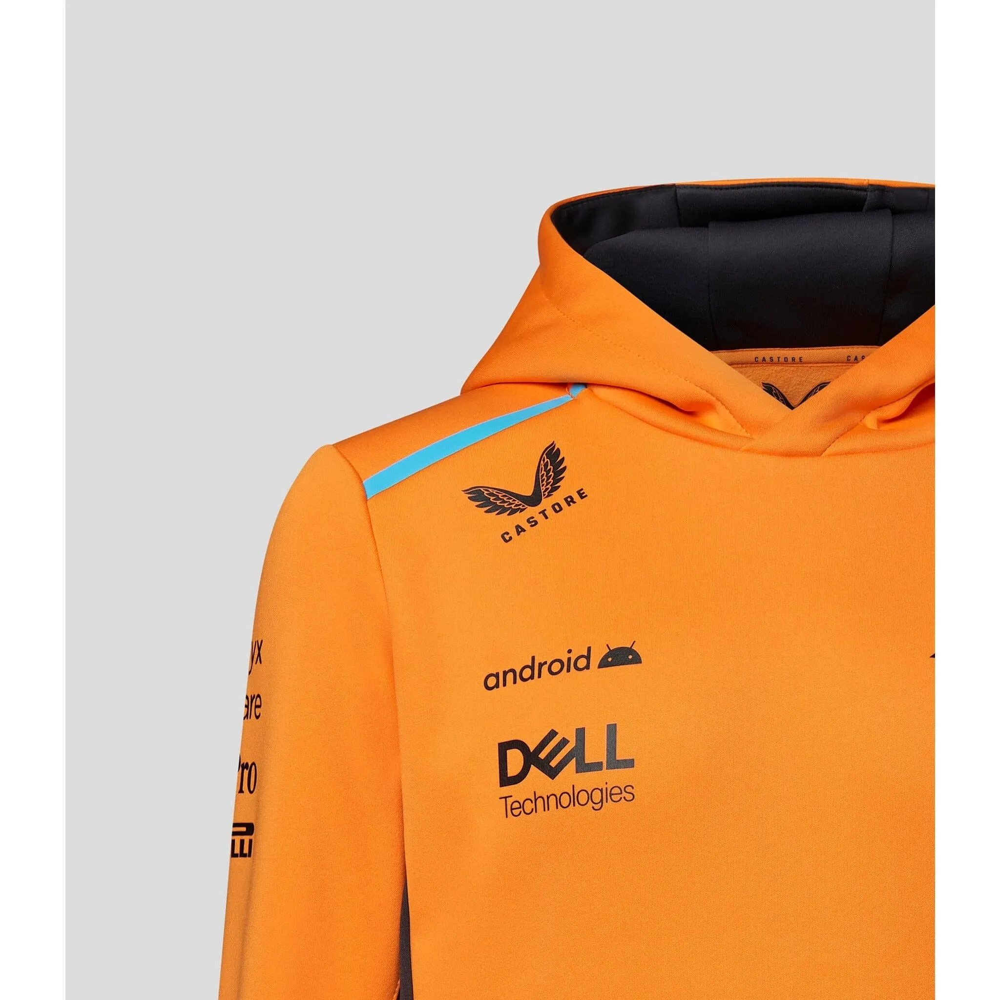 McLaren F1 Kids 2023 Team Hooded Sweatshirt- Youth Papaya