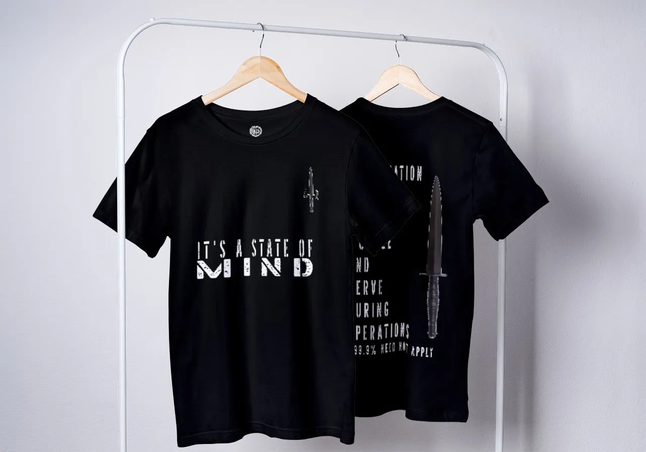 Military Commando T-Shirt | Commando Dagger Design | State of Mind Apparel Designed by BD Clothing