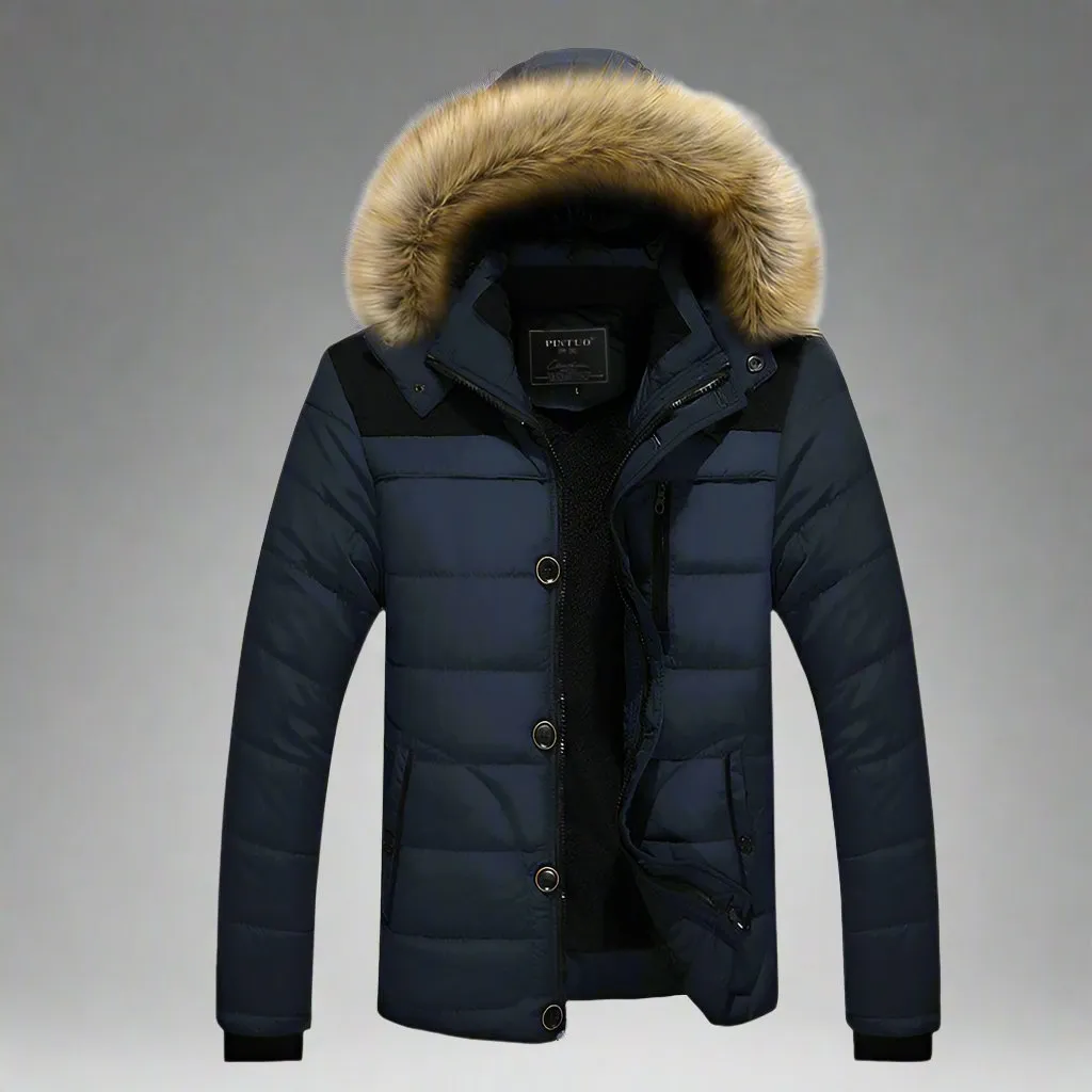 OMNI™ Men's Hooded Winter Fur Coat