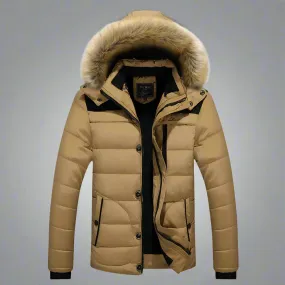 OMNI™ Men's Hooded Winter Fur Coat