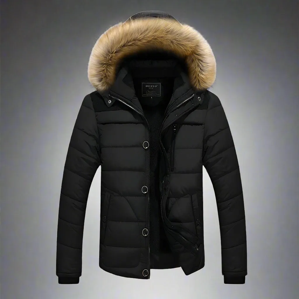 OMNI™ Men's Hooded Winter Fur Coat