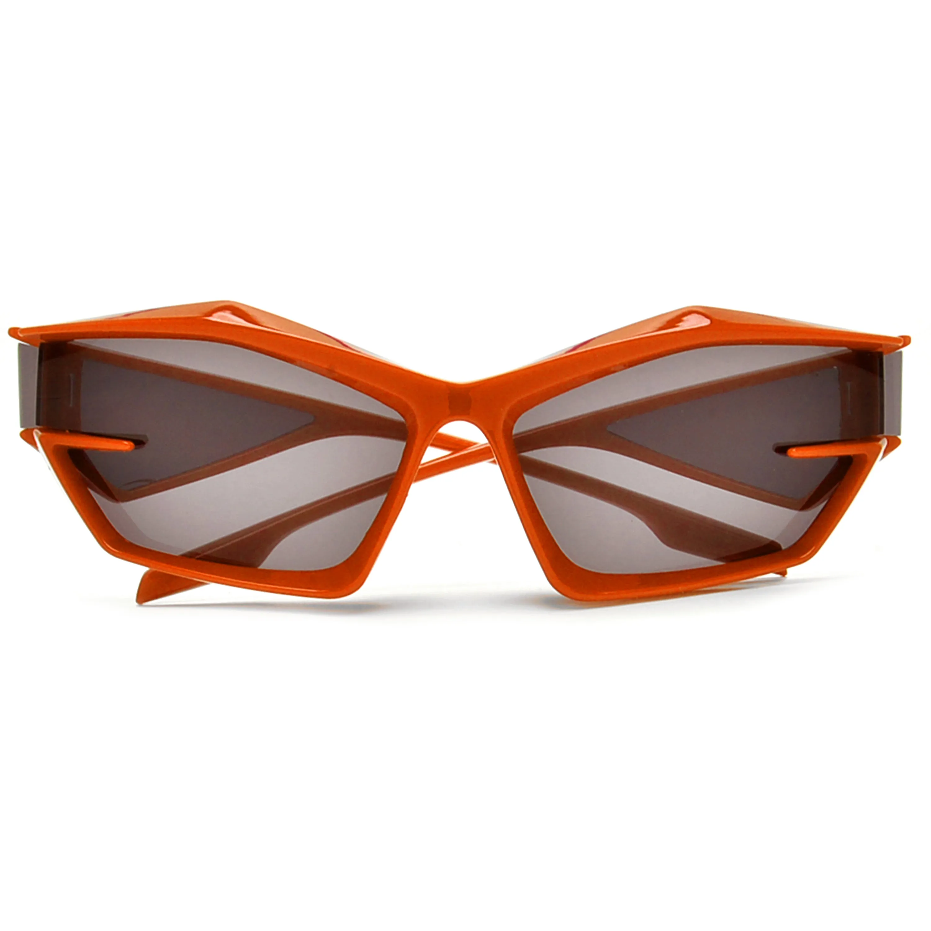 Oversize Ultra Edgy Side Window Temple Sunnies