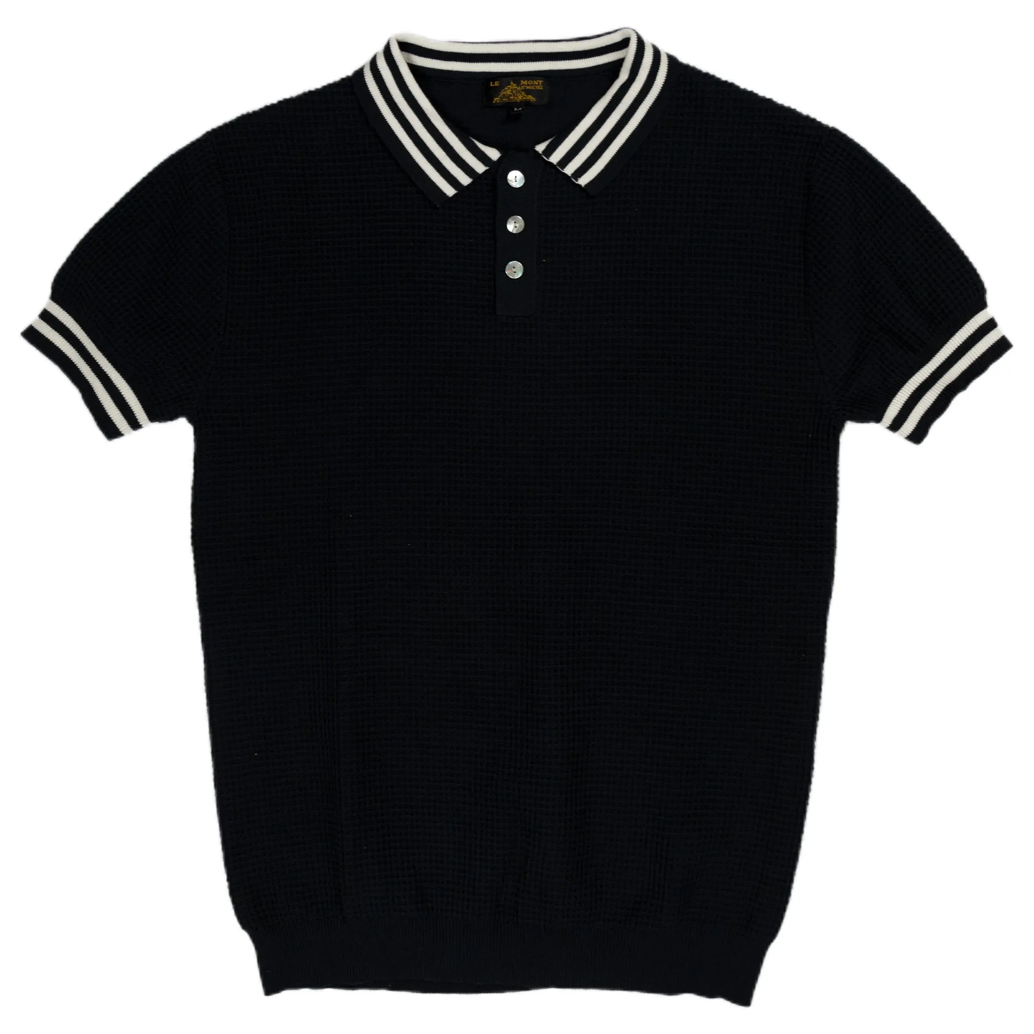 Polo Neck Sweater - Navy