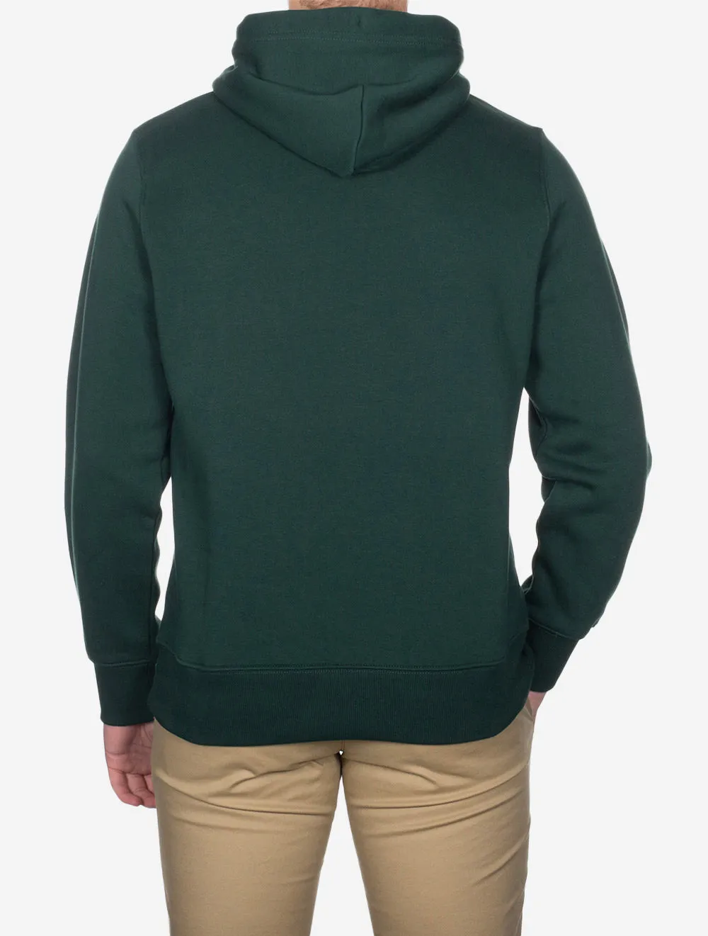 Regular Shield Hoodie Tartan Green