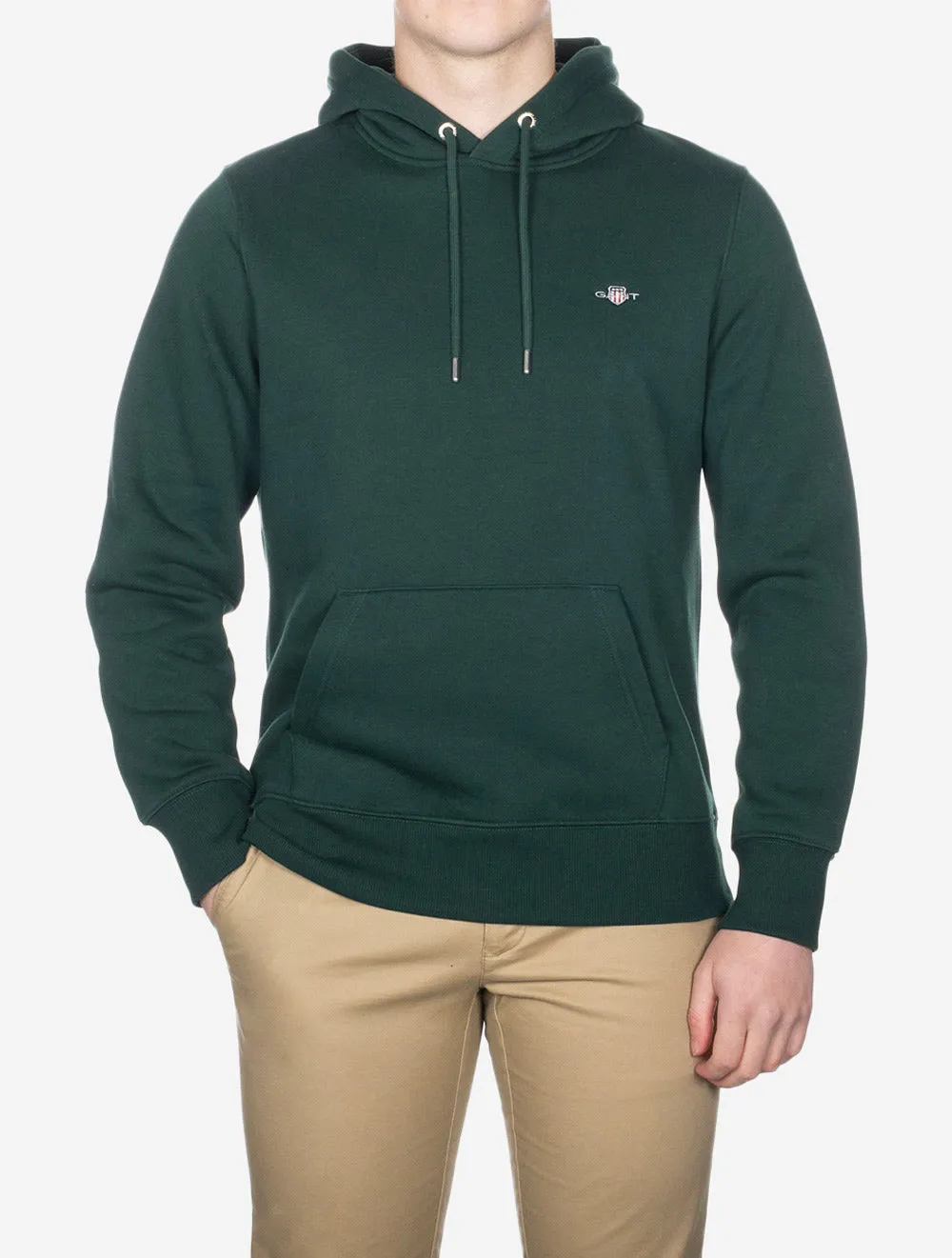 Regular Shield Hoodie Tartan Green