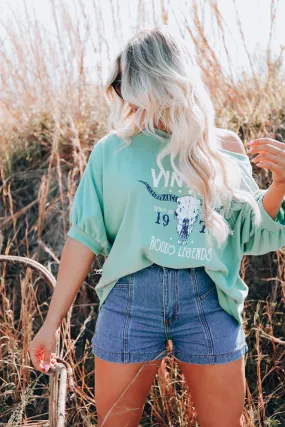 Rodeo Legends Graphic Sweatshirt- Sage