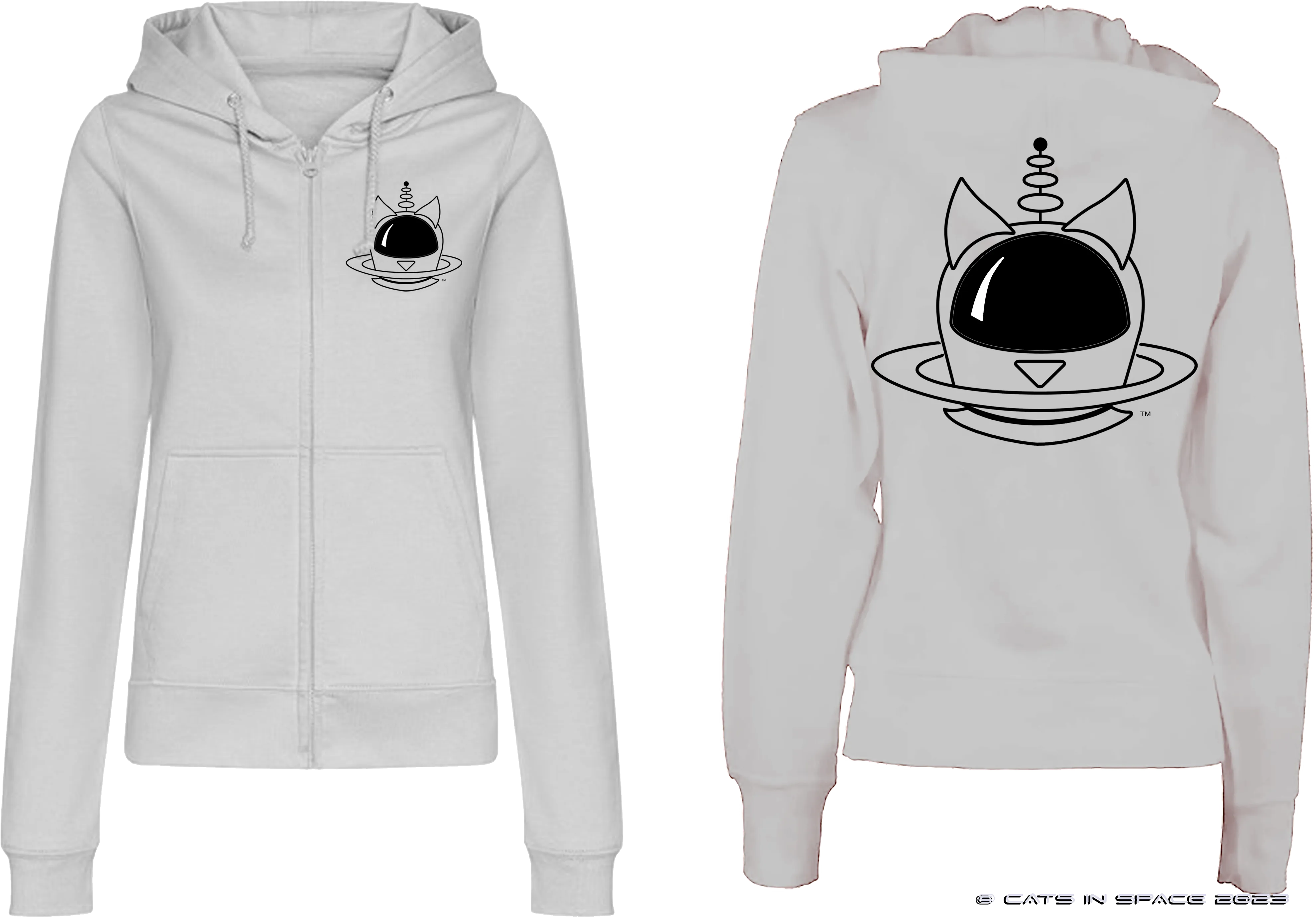 Supercharged CATS in SPACE 'ZOODIE' Women's Fit