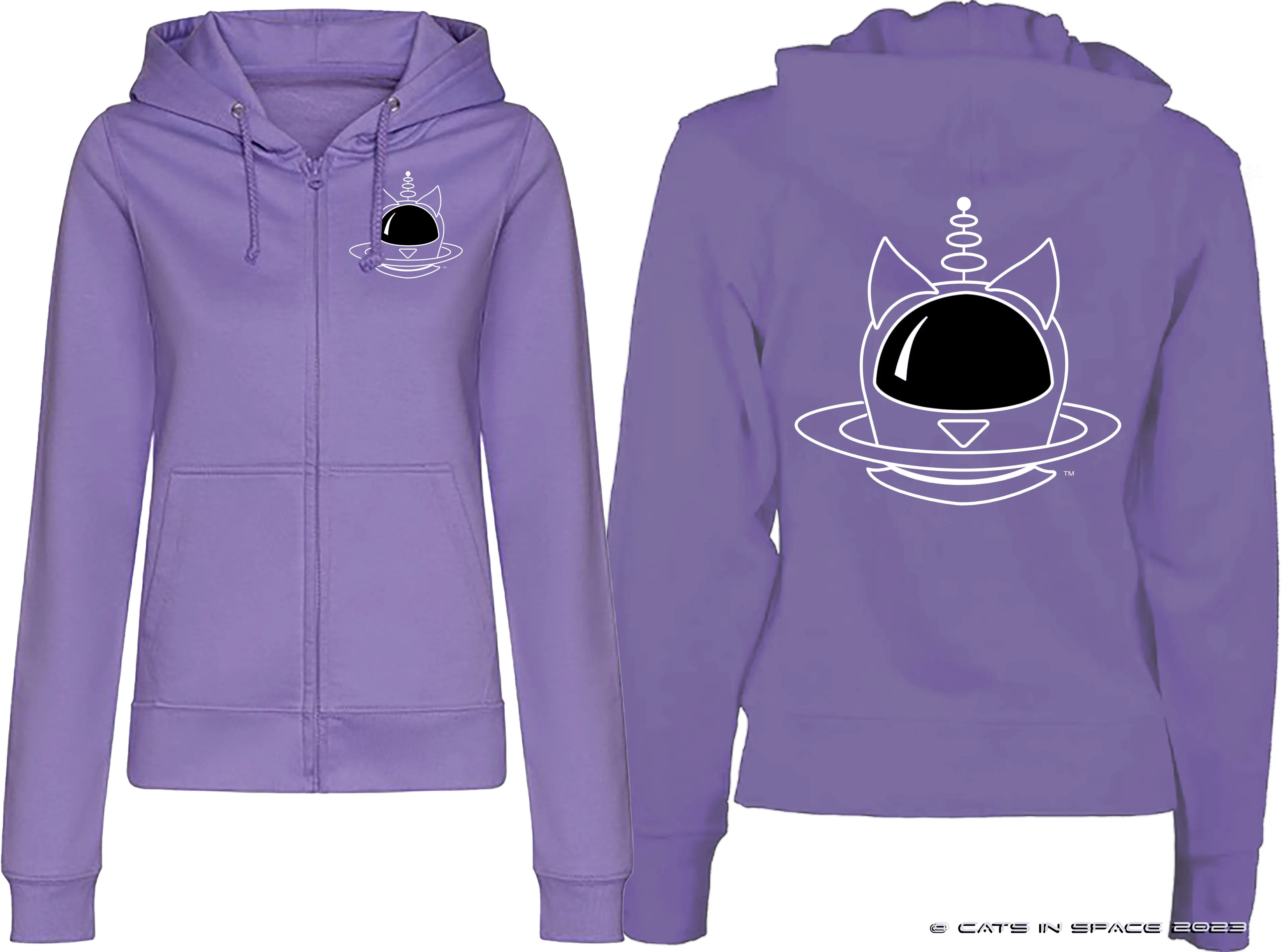 Supercharged CATS in SPACE 'ZOODIE' Women's Fit