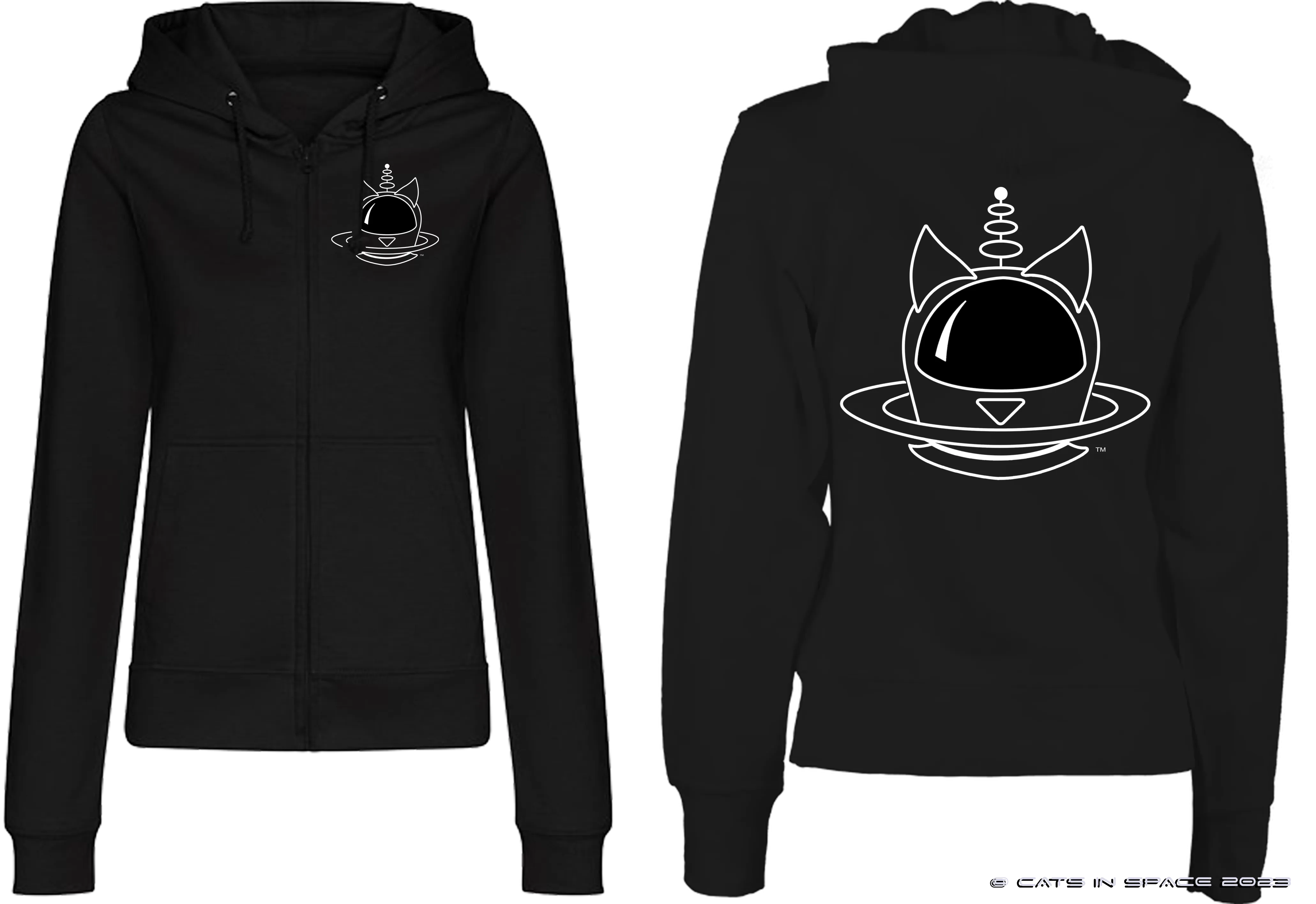 Supercharged CATS in SPACE 'ZOODIE' Women's Fit