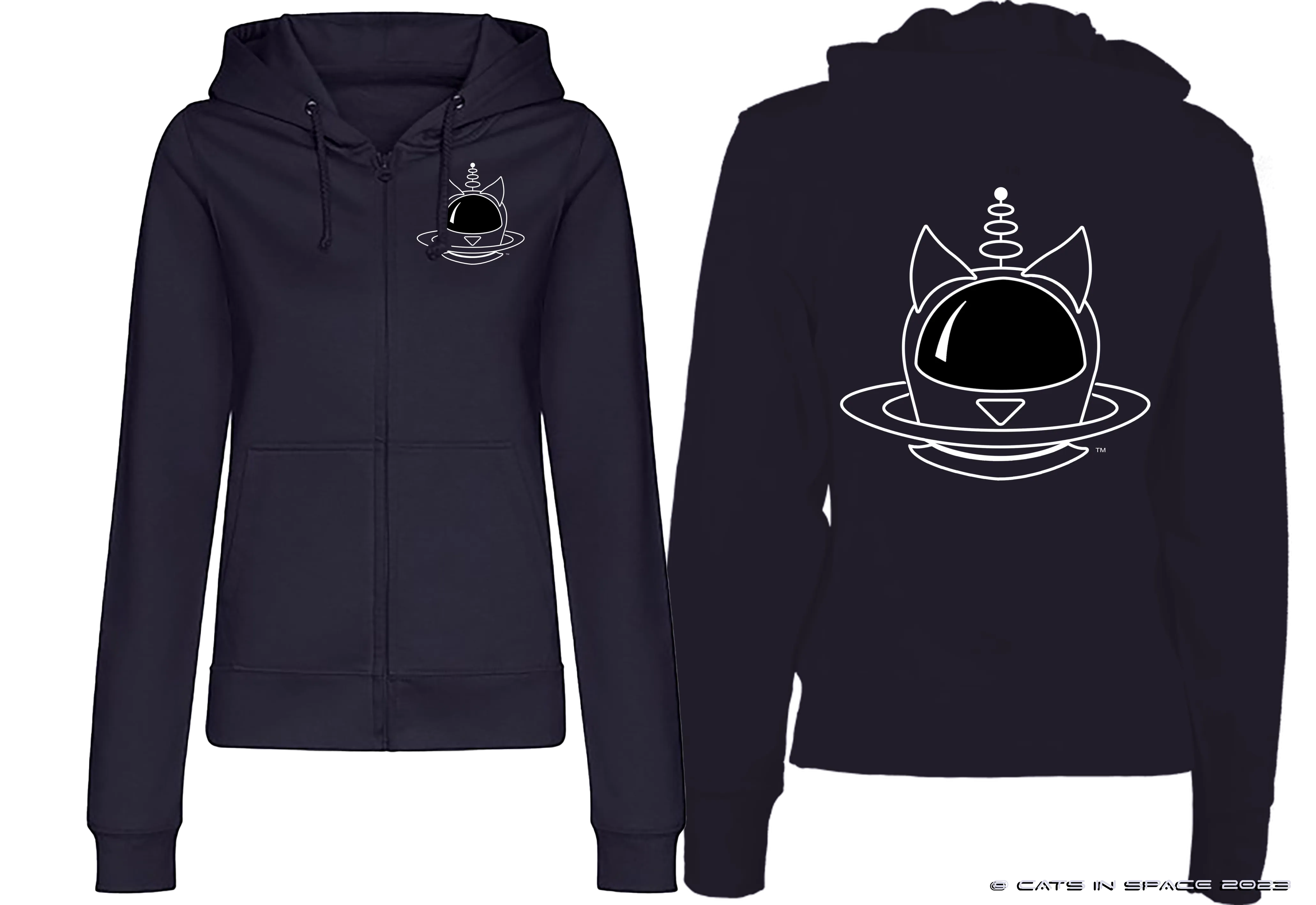 Supercharged CATS in SPACE 'ZOODIE' Women's Fit