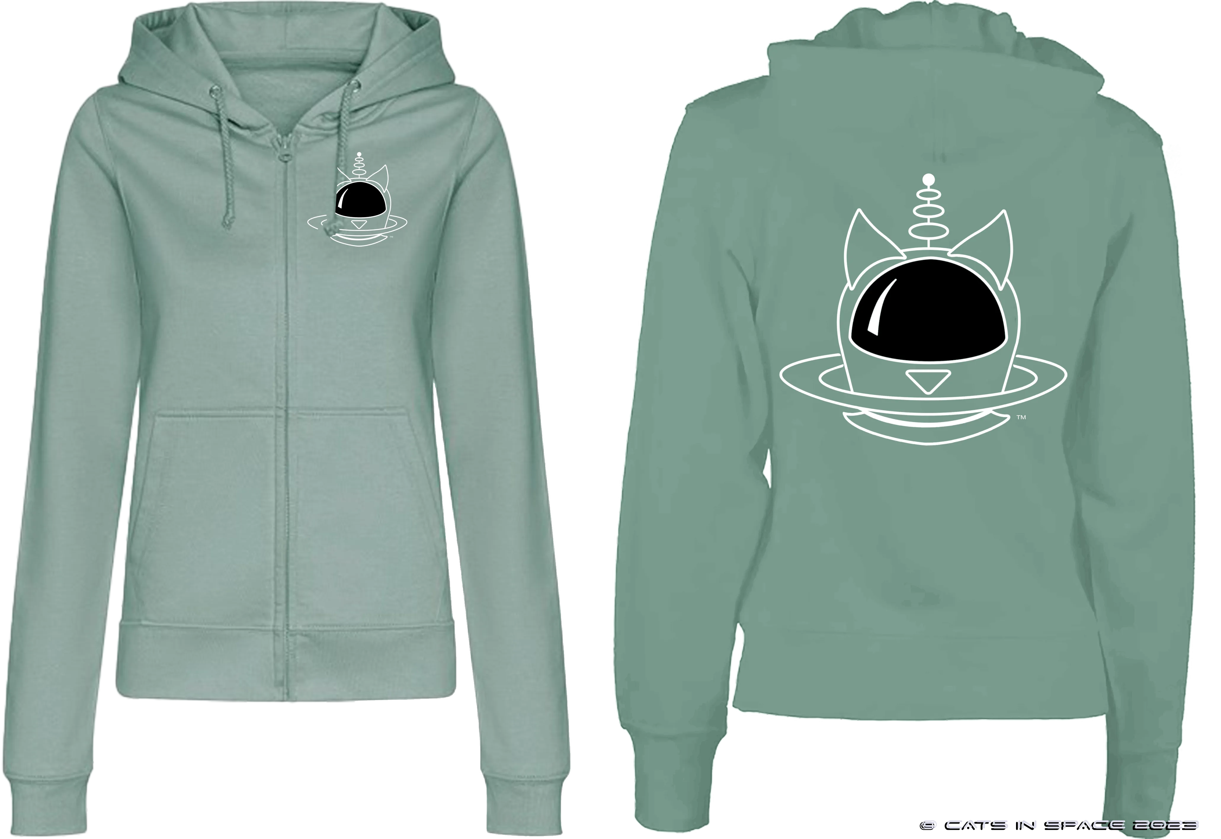 Supercharged CATS in SPACE 'ZOODIE' Women's Fit