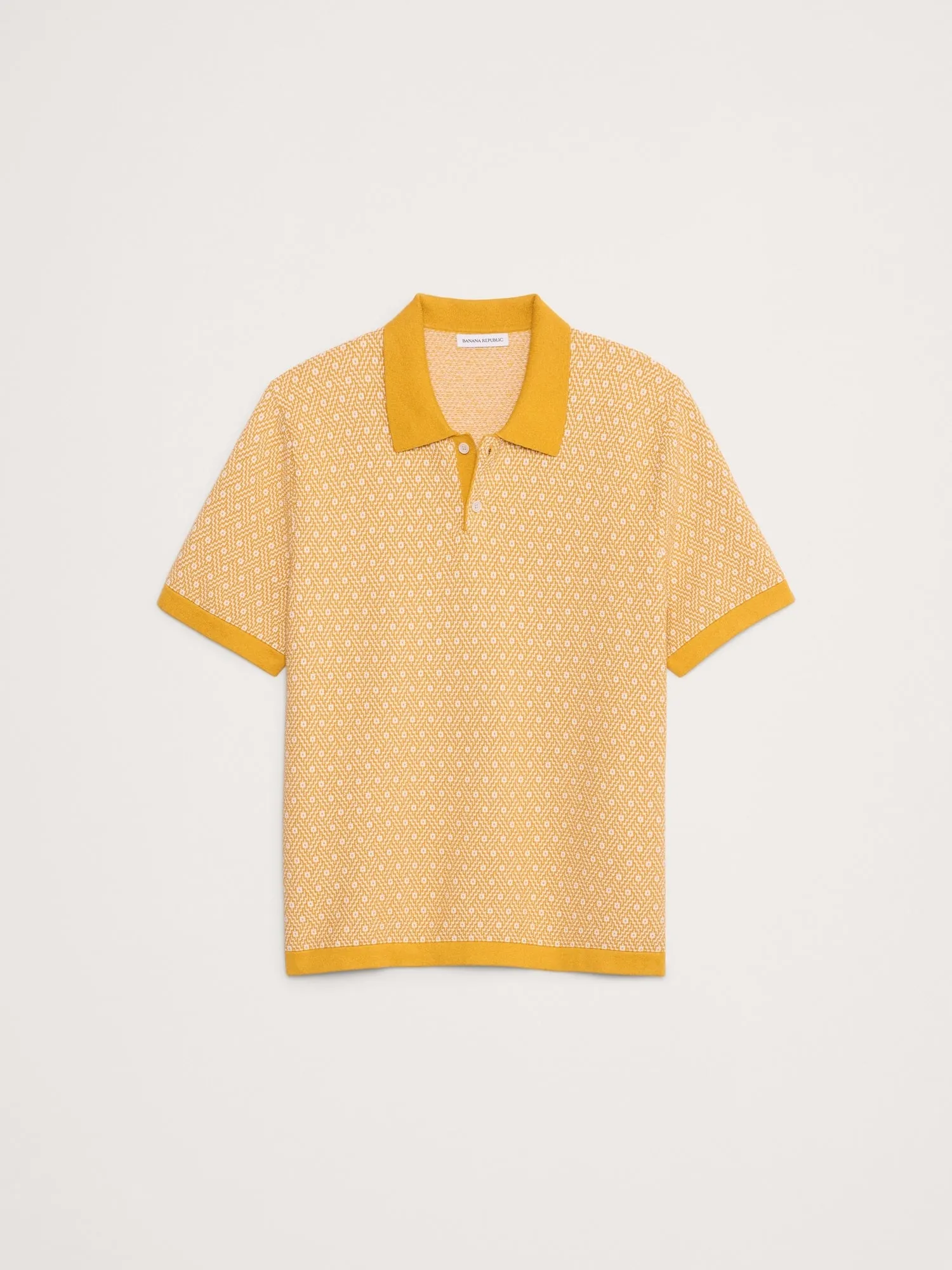 The White Lotus Cotton-Silk Sweater Polo