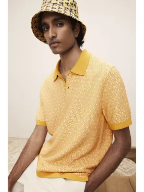 The White Lotus Cotton-Silk Sweater Polo