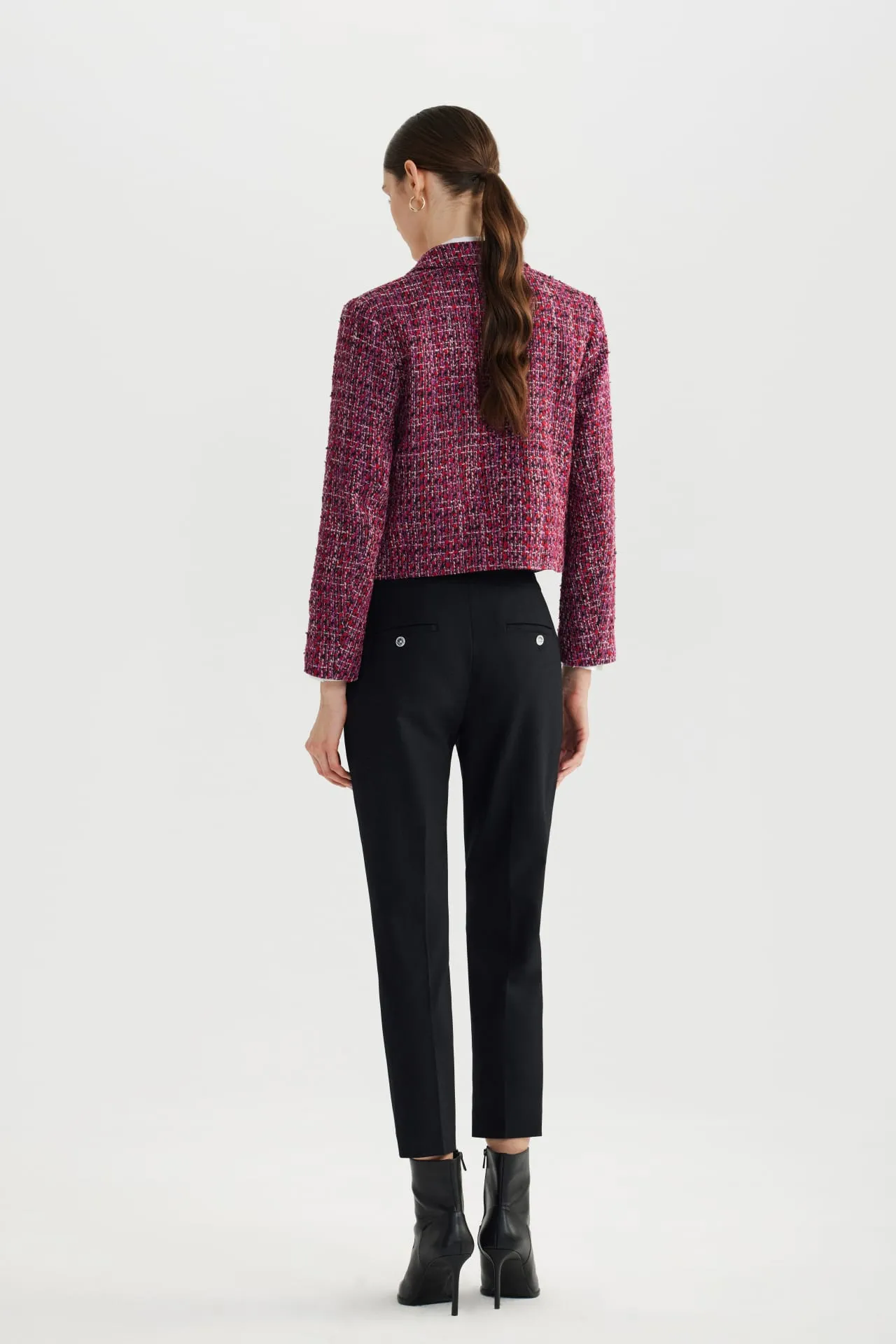 Tweed Cropped Blazer