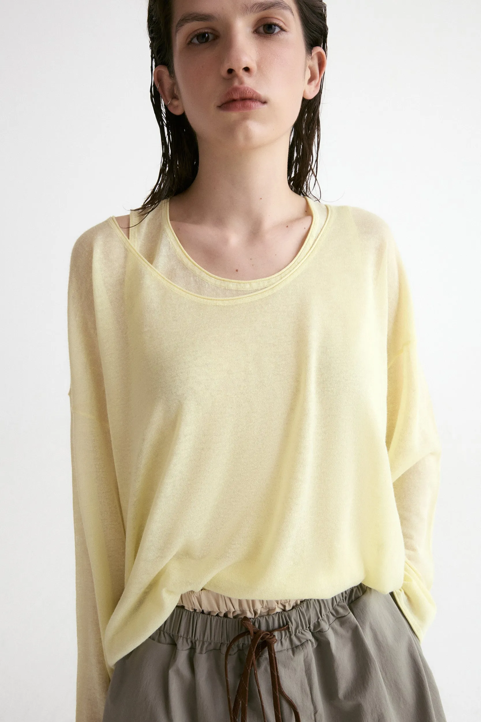 Two-piece Sweater-Butter
