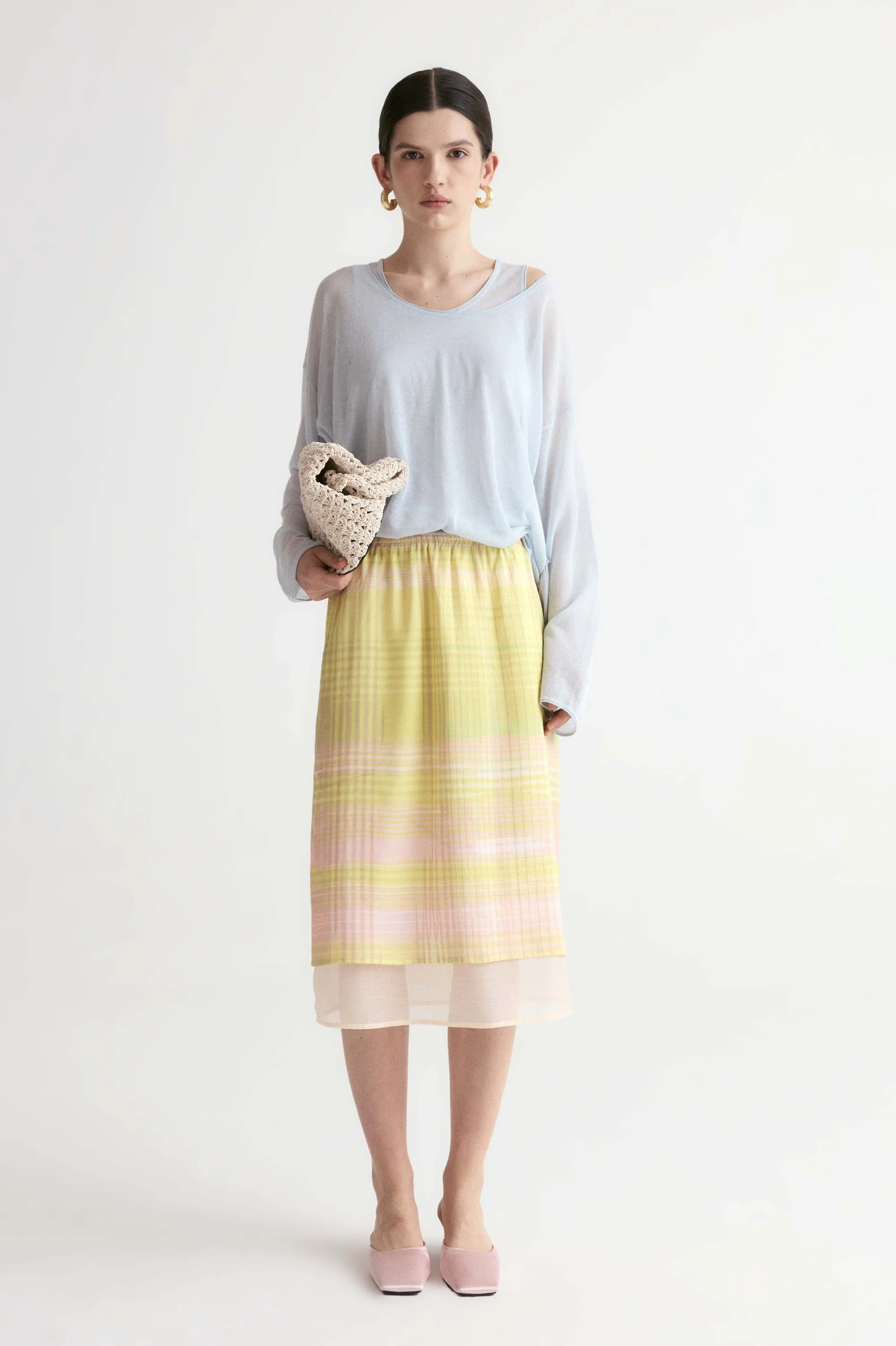 Two-piece Sweater-Ice Blue