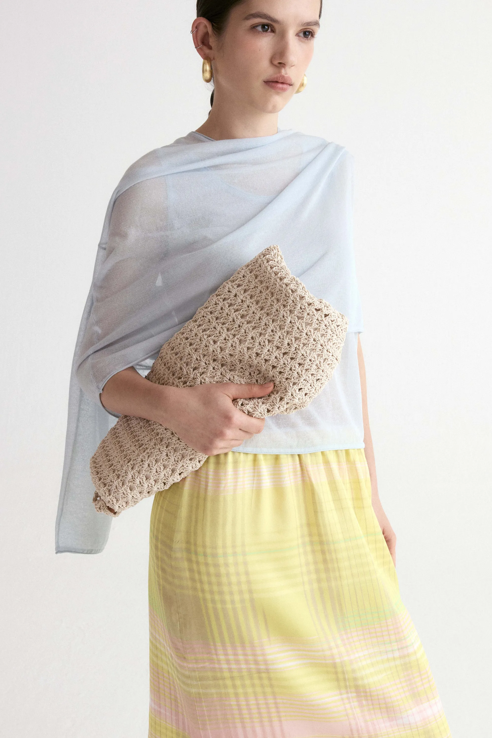 Two-piece Sweater-Ice Blue