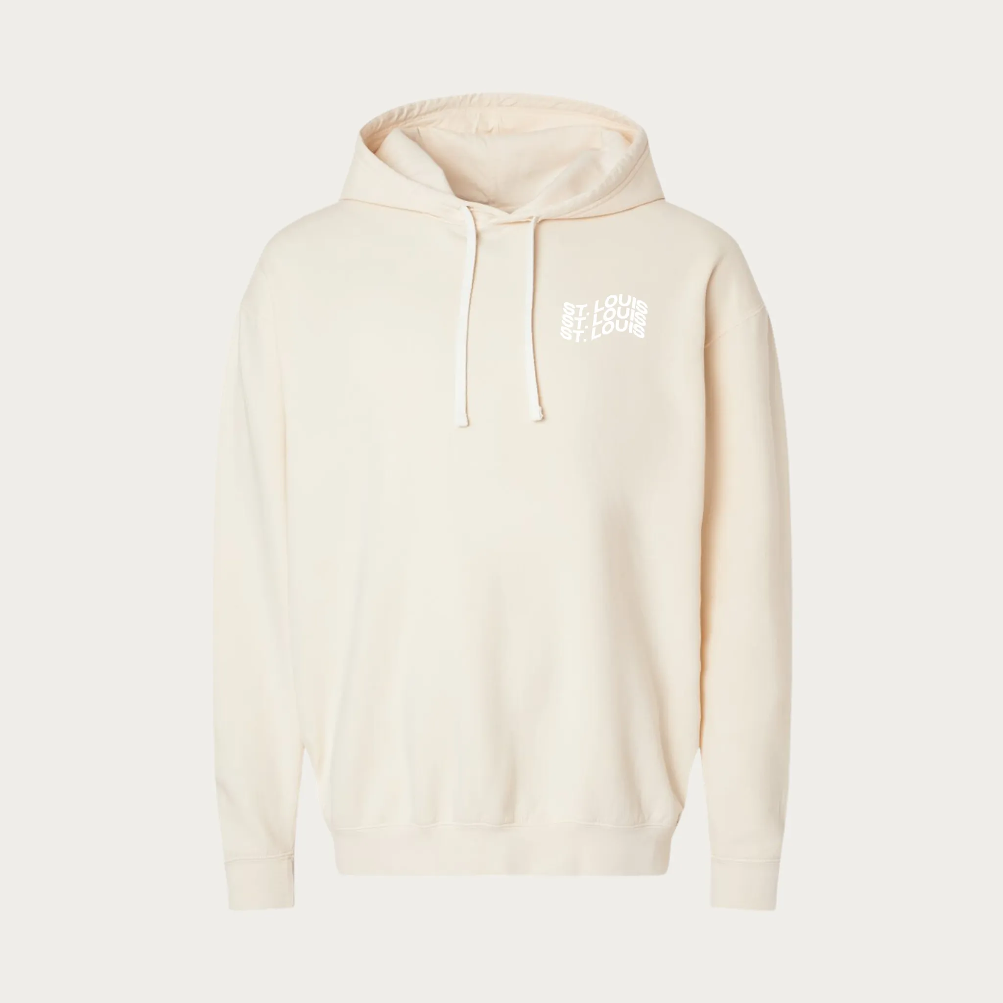 Wavy St. Louis Garment Dyed Lightweight Hoodie